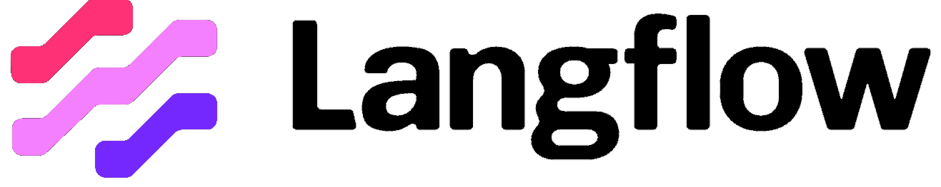 Logo LangFlow - Interface visual para desenvolvimento de IA